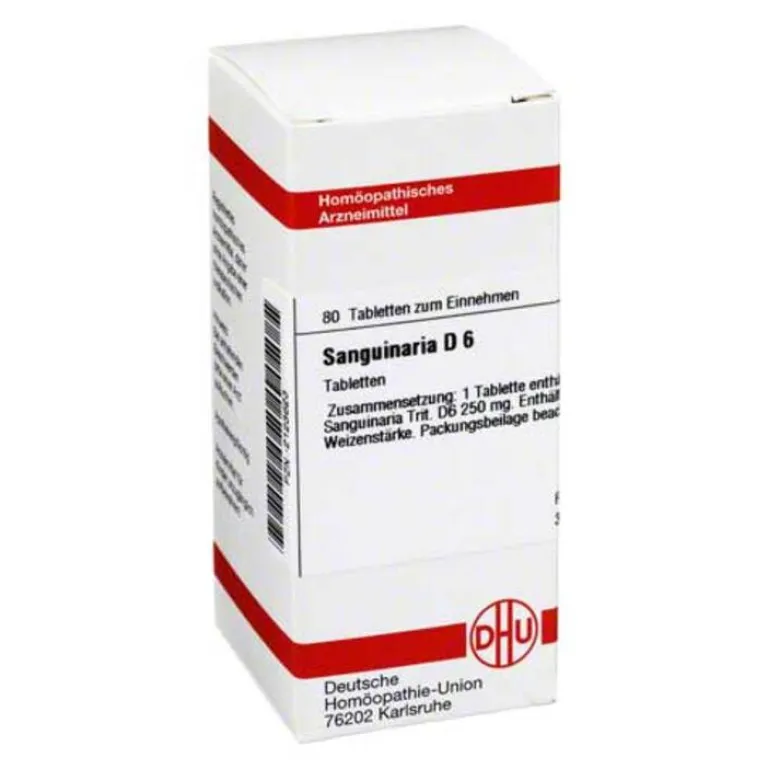 DHU S-Sanguinaria D 6 Tabletten, 80 St