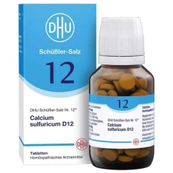 DHU Schüßler-Salze Salze 1-12|D 12-DHU Schüßler-Salz Nr. 12 Calcium sulfuricum D12 Tabletten, 200 St