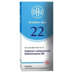 DHU Schüßler-Salze Salze 13-24|D 6-DHU Schüßler-Salz Nr. 22 Calcium carbonicum Hahnemanni D6 Tabletten, 80 St