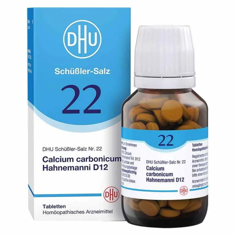 DHU Schüßler-Salze Salze 13-24|D 12-DHU Schüßler-Salz Nr. 22 Calcium carbonicum Hahnemanni D12 Tabletten, 200 St
