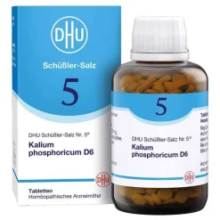DHU Schüßler-Salze Salze 1-12|D 6-DHU Schüßler-Salz Nr. 5 Kalium phosphoricum D6 Tabletten, 900 St