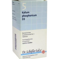 DHU Schüßler-Salze D 3|Salze 1-12-DHU Schüßler-Salz Nr. 5 Kalium phosphoricum D3 Tabletten, 420 St