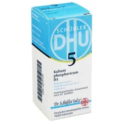 DHU Schüßler-Salze D 3|Salze 1-12-DHU Schüßler-Salz Nr. 5 Kalium phosphoricum D3 Tabletten, 80 St