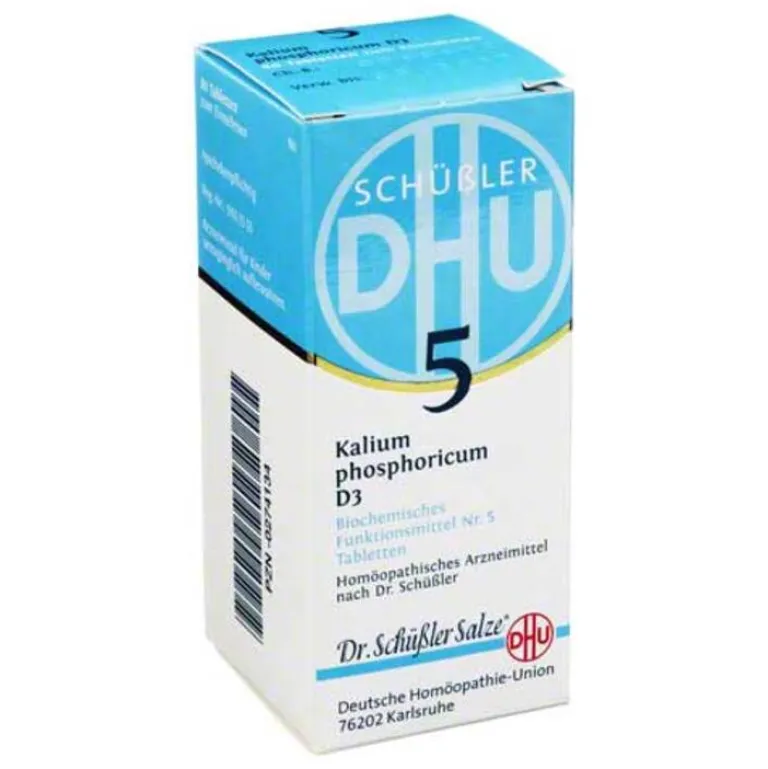 DHU Schüßler-Salze D 3|Salze 1-12-DHU Schüßler-Salz Nr. 5 Kalium phosphoricum D3 Tabletten, 80 St