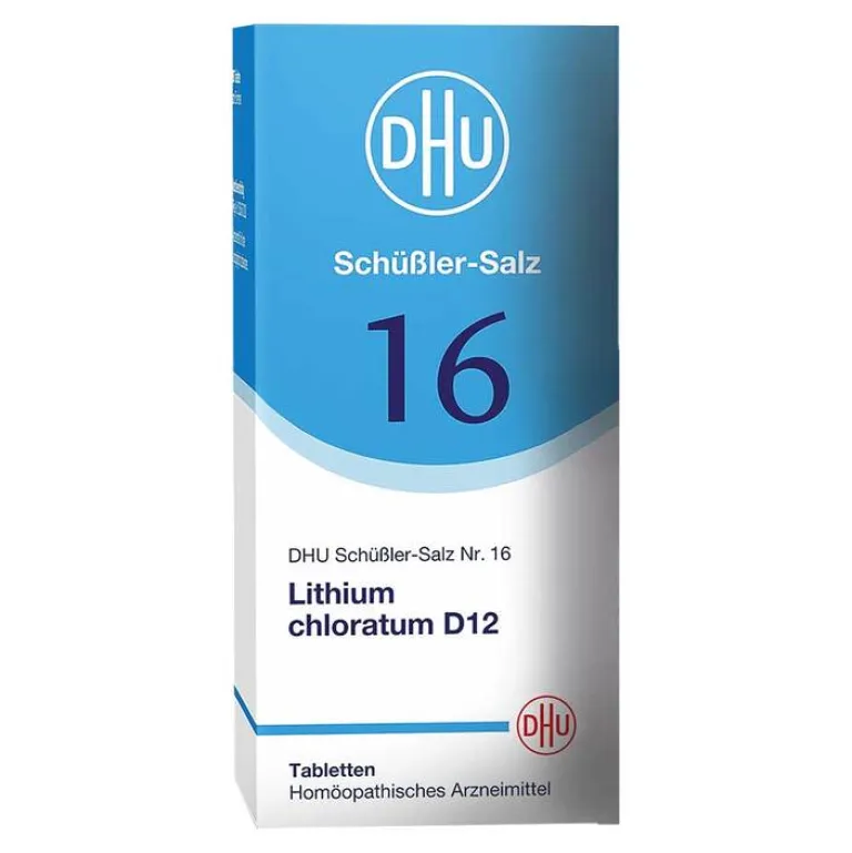 DHU Schüßler-Salze Salze 13-24|D 12-DHU Schüßler-Salz Nr. 16 Lithium chloratum D12 Tabletten, 420 St