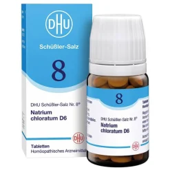 DHU Schüßler-Salze D 6|Salze 1-12-DHU Schüßler-Salz Nr. 8 Natrium chloratum D6 Tabletten, 80 St