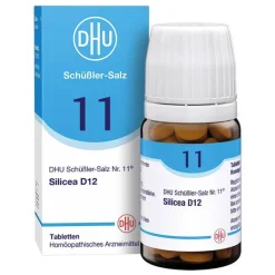 DHU Schüßler-Salze Salze 1-12|D 12-DHU Schüßler-Salz Nr. 11 Silicea D12 Tabletten, 80 St
