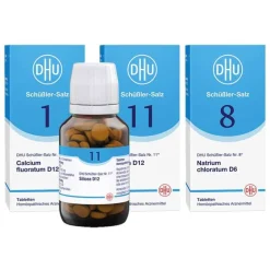 DHU Schüßler-Salze Sets-DHU Schüssler-Salze Haut-und-Haar-Kur Tabletten, 3x200, 600 St