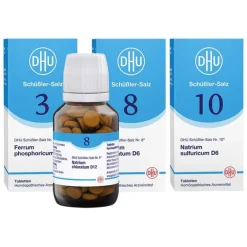 DHU Schüßler-Salze Sets-DHU Schüssler-Salze Sommer 1 x 1 Tabletten, 3x200St, 600 St