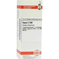 S-DHU Sepia C 200 Dilution, 20 ml
