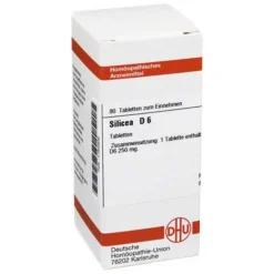 DHU Schüßler-Salze Salze 1-12|S-DHU Silicea D 6 Tabletten, 80 St