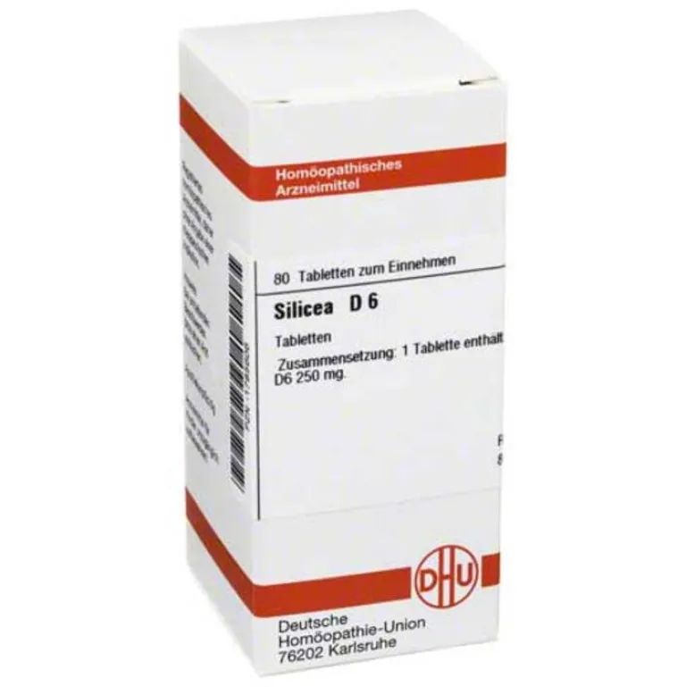DHU Schüßler-Salze Salze 1-12|S-DHU Silicea D 6 Tabletten, 80 St