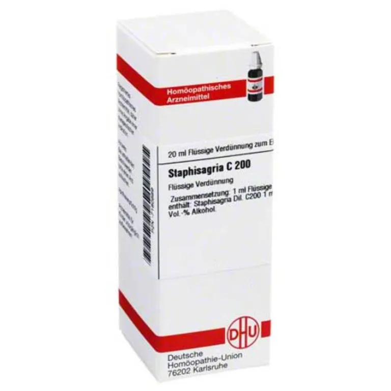 S-DHU Staphisagria C 200 Dilution, 20 ml