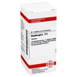 DHU S-Staphisagria D 6 Tabletten, 80 St