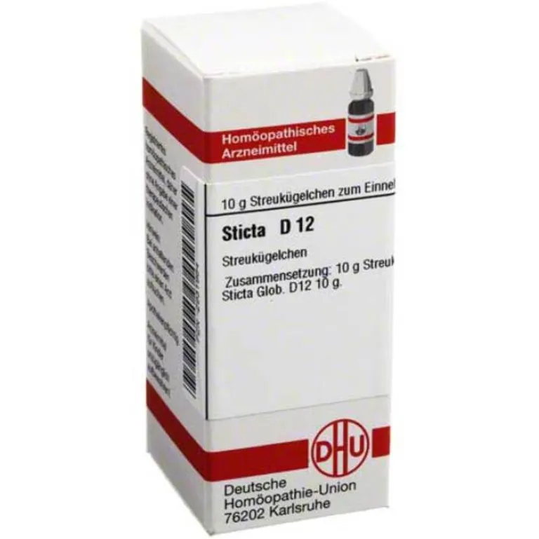 S|S-DHU Sticta D 12 Globuli, 10 g