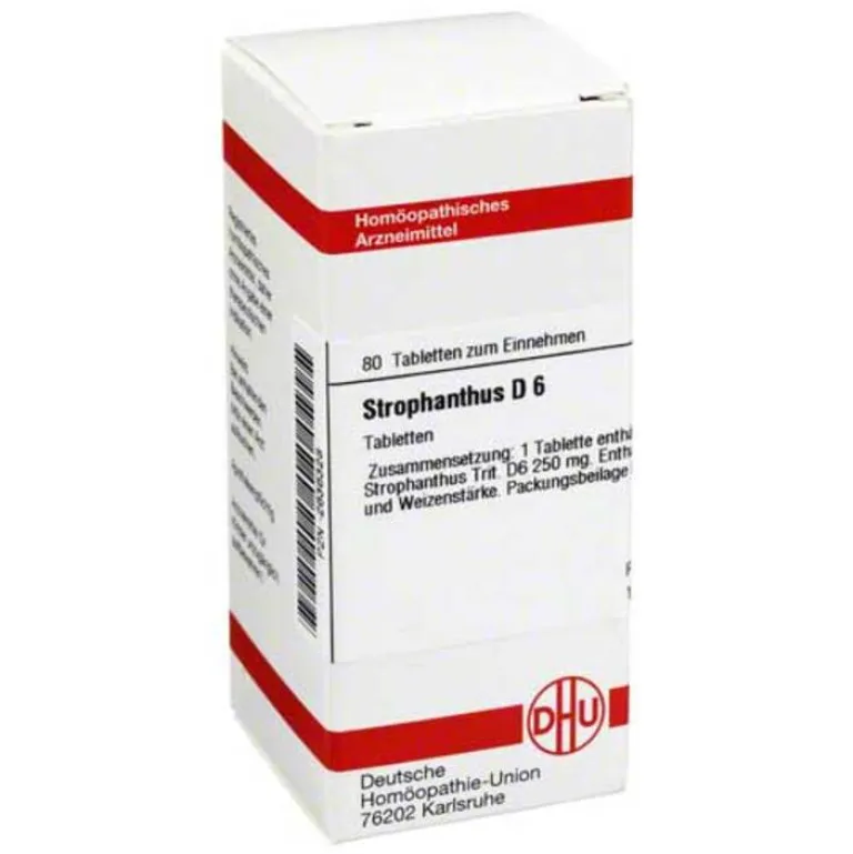 S-DHU Strophanthus D 6 Tabletten, 80 St
