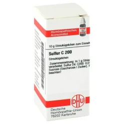 DHU S|S-Sulfur C 200 Globuli, 10 g