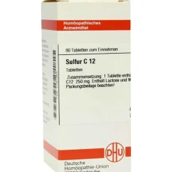 S-DHU Sulfur C 12 Tabletten, 80 St