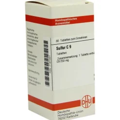 S-DHU Sulfur C 9 Tabletten, 80 St