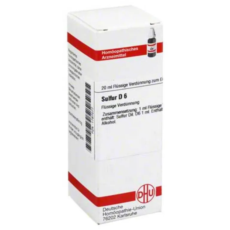 DHU S-Sulfur D 6 Dilution, 20 ml