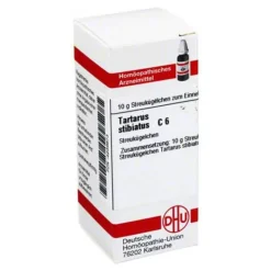 T|T-DHU Tartarus stibiatus C 6 Globuli, 10 g