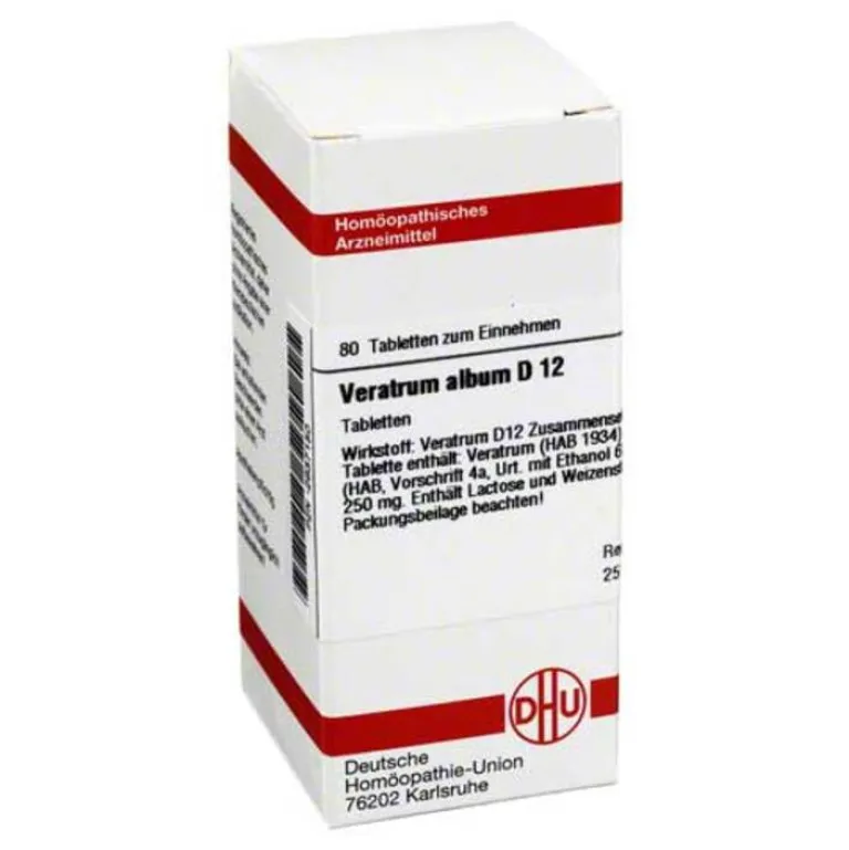 V-DHU Veratrum album D 12 Tabletten, 80 St