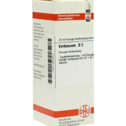 DHU V-Verbascum D 2 Dilution, 20 ml