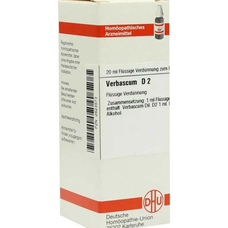 DHU V-Verbascum D 2 Dilution, 20 ml