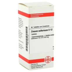 DHU W-Z-Zincum sulfuricum D 12 Tabletten, 80 St