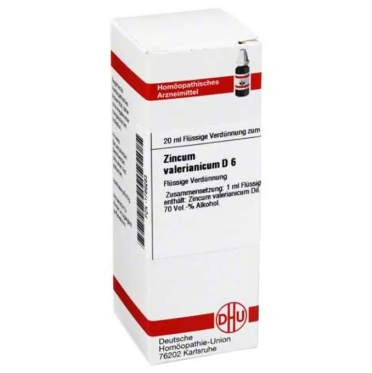 DHU W-Z-Zincum valerianicum D 6 Dilution, 20 ml