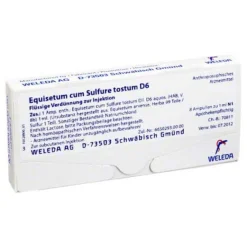 Weleda Niere, Blase & Prostata-Equisetum cum Sulfure tostum D 6 Ampullen, 8X1 ml