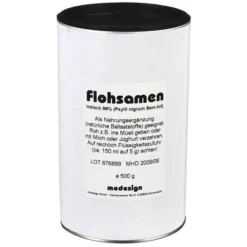 Medesign Flohsamenschalen|Verstopfung-Flohsamen indisch 99%, 500 g