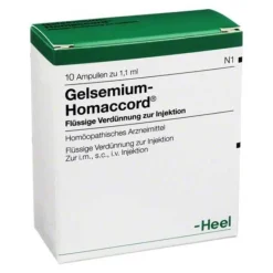Homaccord Heel-Gelsemium Ampullen, 10 St