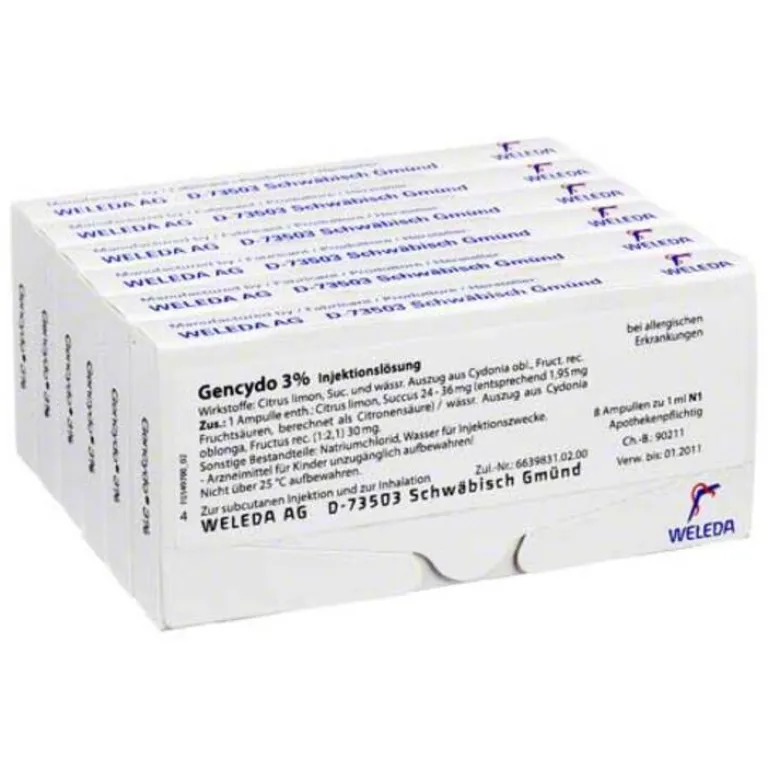 Weleda Allergie-Gencydo 3% Injektionslösung, 48X1 ml