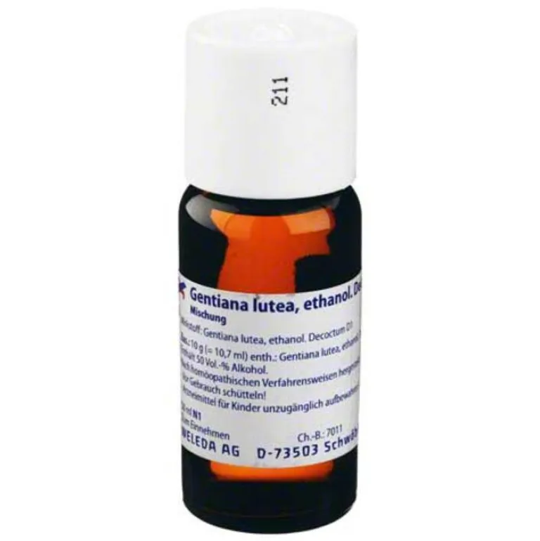 Weleda Magen & Darm-Gentiana lutea, ethanol. Decoctum 5%, 50 ml