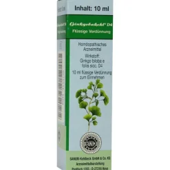 Ginkgobakehl Sanum Kehlbeck-D 4 Tropfen, 10 ml