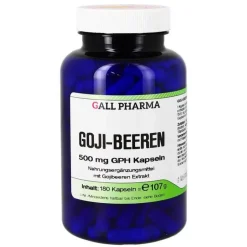 Hecht Pharma Goji Beeren-Goji Beeren 500 mg GPH Kapseln, 180 St