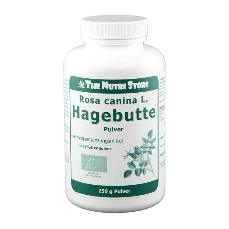 The Nutri Store Hagebuttenpulver-Hagebutte Rosa canina L. Pulver, 250 g