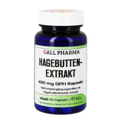 Hecht Pharma Hagebuttenpulver-Hagebuttenextrakt 400 mg GPH, 60 St