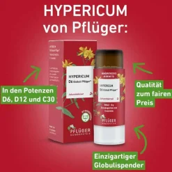 Pflüger H-Hypericum C30 Globuli Dosierspender, 10 g