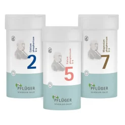 Pflüger Schüßler-Salze Kombinationen Sets-Kombination der Schüßler-Salze Nr. 2, Nr. 5 und Nr. 7, 1200 St