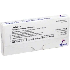 Weleda Herz, Kreislauf & Venen-Levico D 3 Ampullen, 8X1 ml