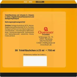 Litozin Hagebuttenpulver-Hagebutte + Kollagen Trinkfläschchen, 30X25 ml