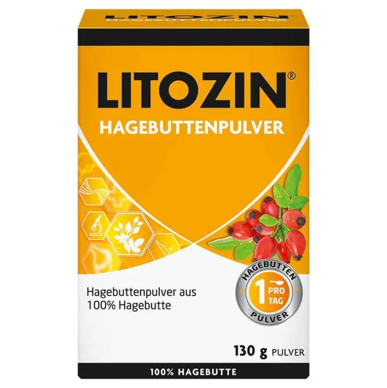 Litozin Hagebuttenpulver-Hagebuttenpulver, 130 g