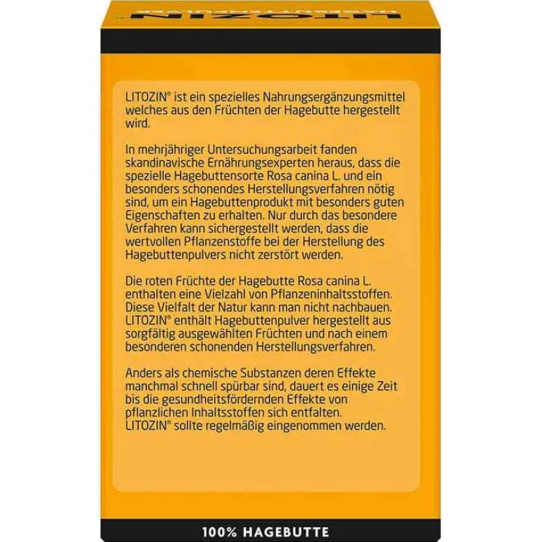 Litozin Hagebuttenpulver-Hagebuttenpulver, 130 g