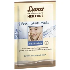 Luvos Heilerde|Gesichtsmasken-Crememaske Feuchtigkeit gebrauchsfert., 2X7.5 ml