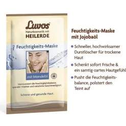 Luvos Heilerde|Gesichtsmasken-Crememaske Feuchtigkeit gebrauchsfert., 2X7.5 ml