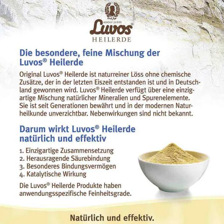 Luvos Heilerde|Arzneimittel Gegen Ekzeme & Entzündungen-® Heilerde 2 hautfein, 480 g