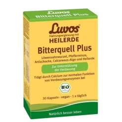 Luvos Heilerde|Verdauung-Heilerde Bio Bitterquell Plus Kapseln, 30 St