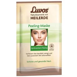 Luvos Heilerde|Gesichtsmasken-Heilerde Creme-Maske Peeling, 2X7.5 ml
